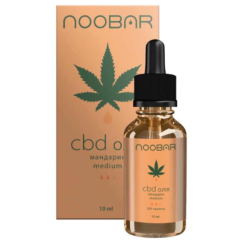 CBD Олія Mandarin Burst 25%: 2500 мг, 10 мл (Піпетка + Розпилювач)