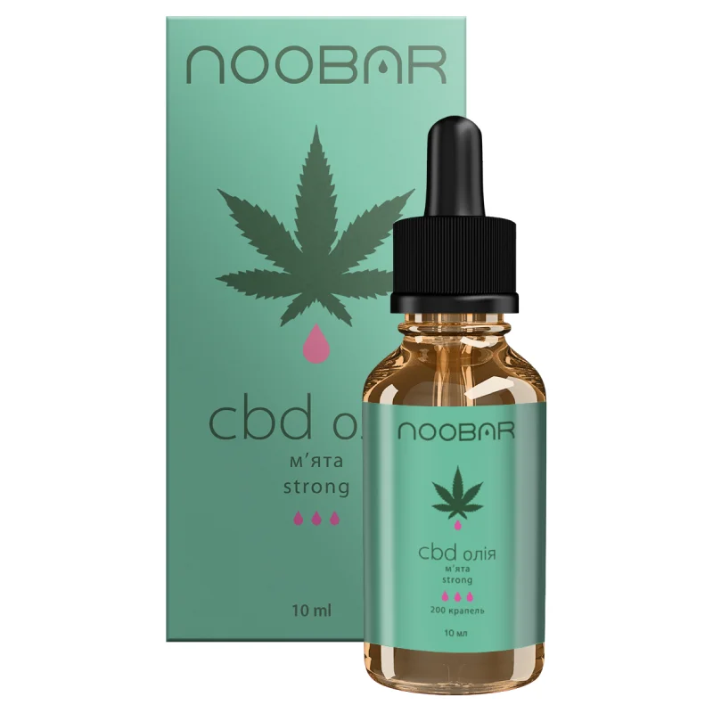 CBD Олія Mint Majesty 35%: 3500 мг, 10 мл (Подвійний Дозатор)
