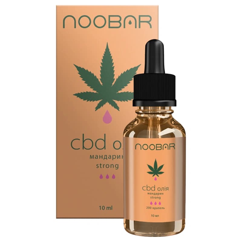 CBD Олія Mandarin Power 35%: 3500 мг, 10 мл (Подвійний Дозатор)