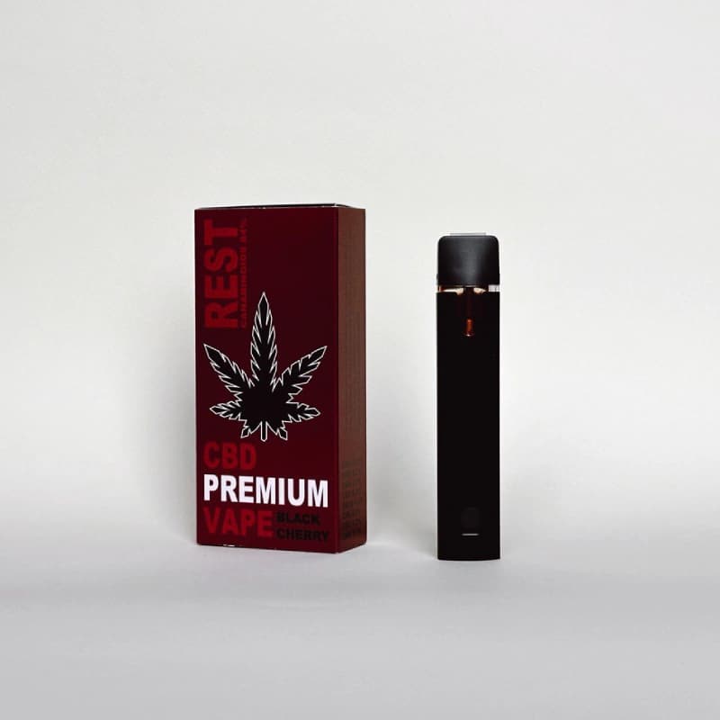 CBD Premium Vape Black Cherry 84% - Інгалятор з Вишневою Насолодою