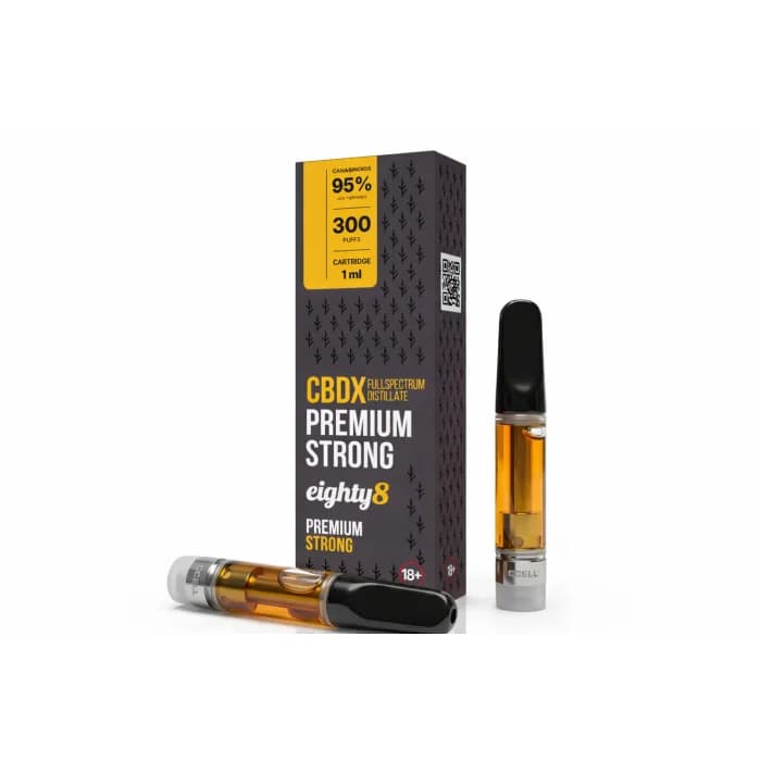 Eighty8 CBDX Strong Картридж 95% - Максимальна Чистота та Релаксація