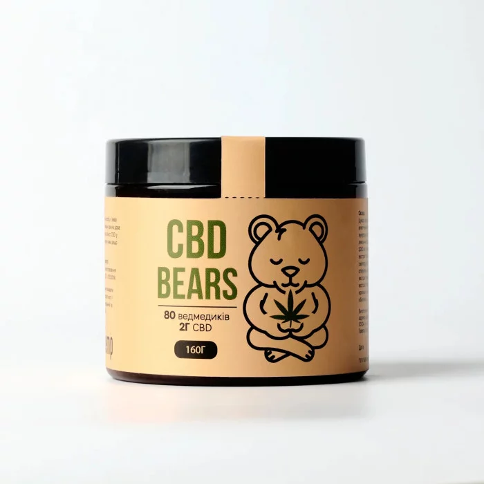 CBD Желейні Ведмедики Relax Mix 160г (400мг CBD) - Натуральне Розслаблення