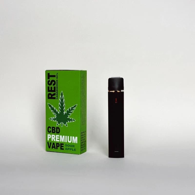 CBD Premium Vape Sour Apple Limited Edition 84%: Яблучна Свіжість у Кожній Затяжці