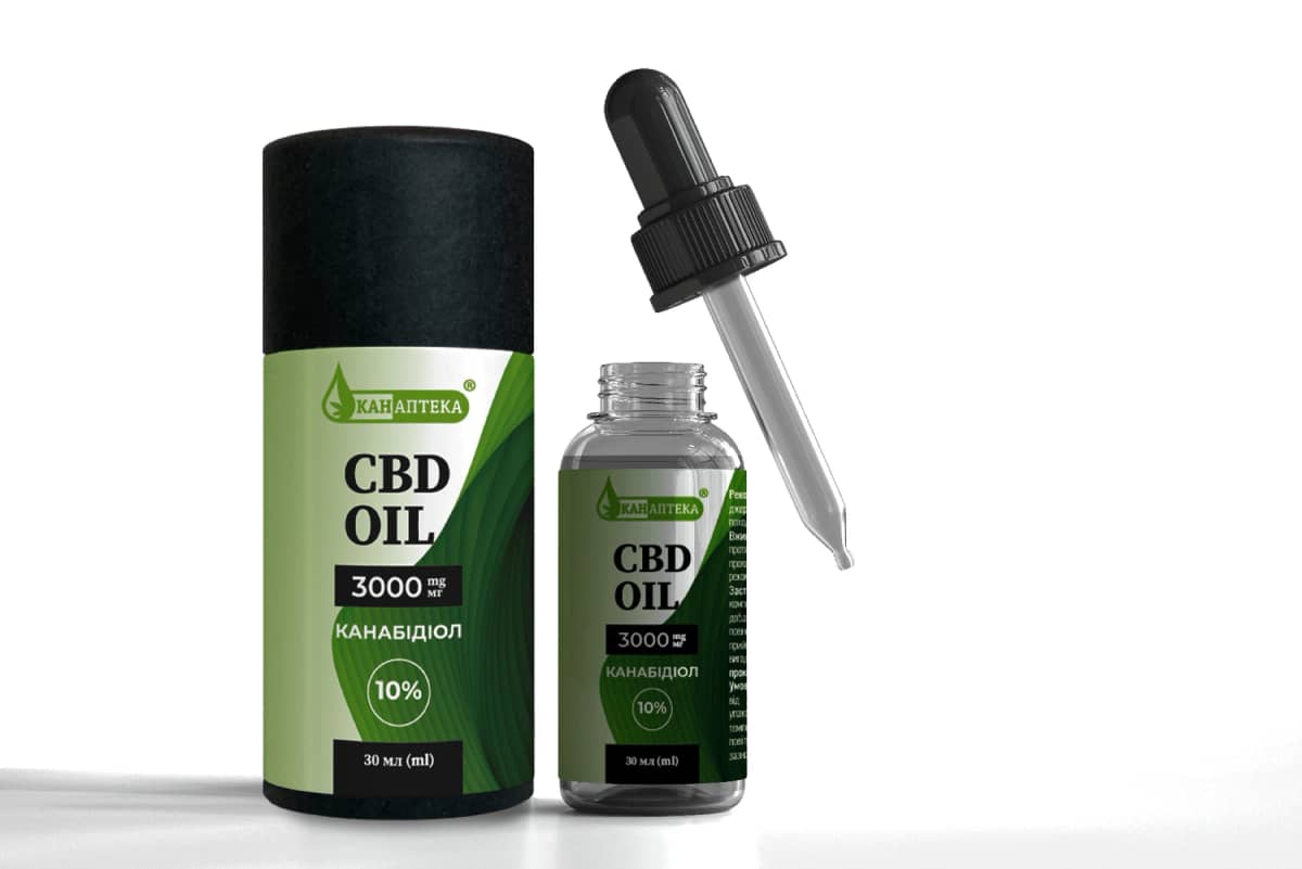 Масло CBD 10% (3000мг КБД) 30мл - купить в Украине
