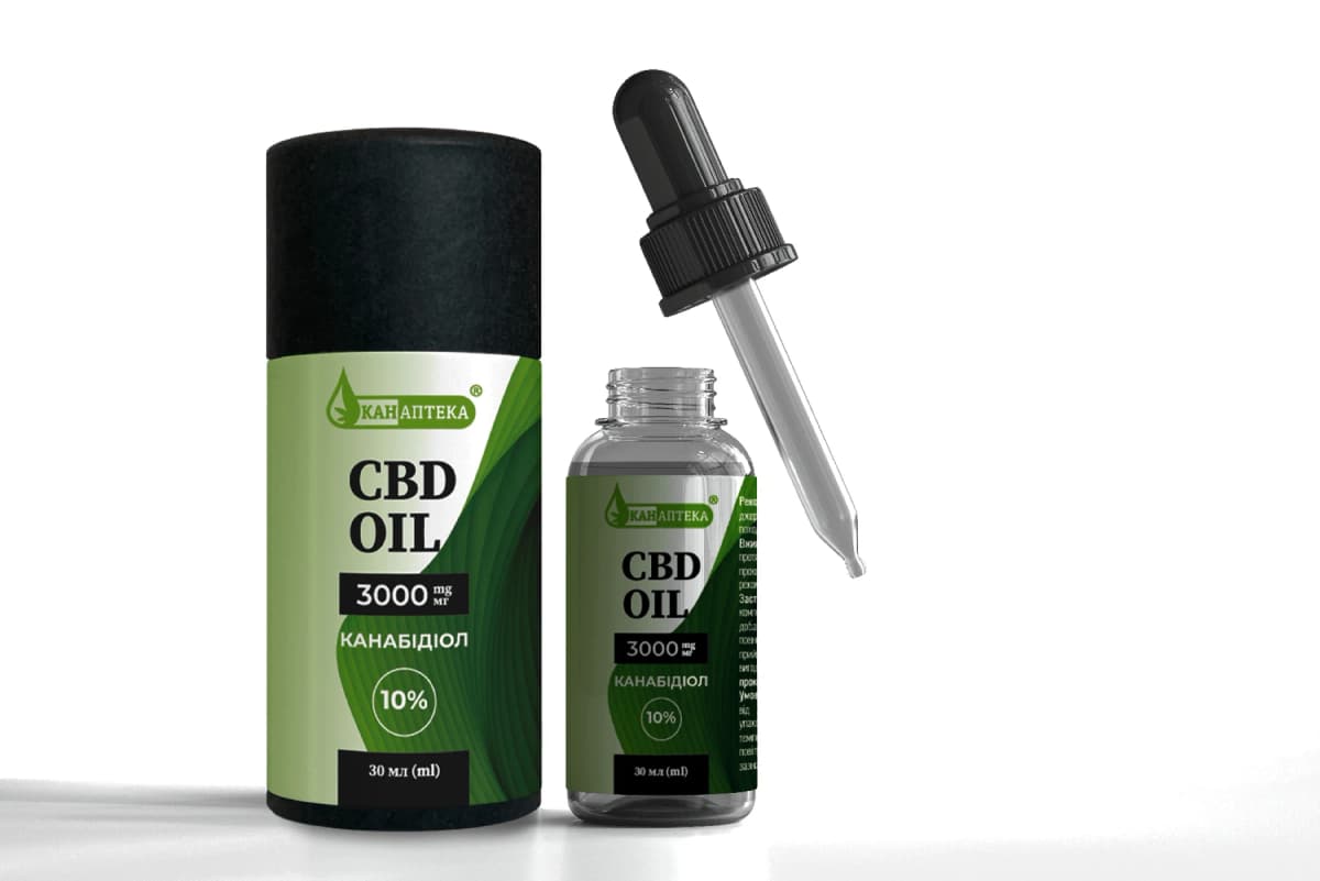 Масло CBD 10% (3000мг КБД) 30мл - купити в Україні